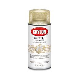 Krylon Glitter Spray Paint - Glistening Gold, 4 oz Can