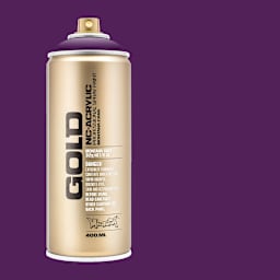 Montana Gold Acrylic Professional Spray Paint - Lakers, 400 ml (Spray can with color swatch)