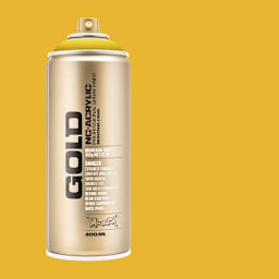 Montana Gold Acrylic Professional Spray Paint - Asia, 400 ml (Spray can with color swatch)