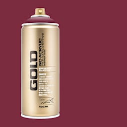 Montana Gold Acrylic Professional Spray Paint - Powder Pink, 400 ml (Spray can with color swatch)
