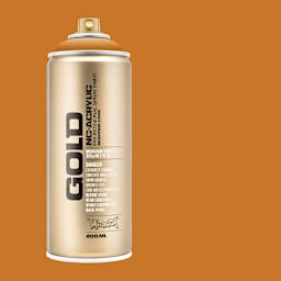 Montana Gold Acrylic Professional Spray Paint - Terra, 400 ml (Spray can with color swatch)