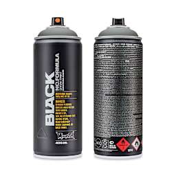 Montana Black Spray Paint - Rhino, 400 ml can