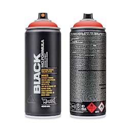 Montana Black Spray Paint - Power Red, 400 ml can