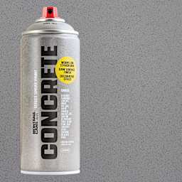 Montana Concrete Effect Spray - City Hall, can and swatch