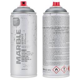 Montana Marble Effect Spray - Grey, 11 oz (Front and back of can)