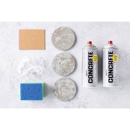 Montana Concrete Effect Sprays with supplies for surface textures