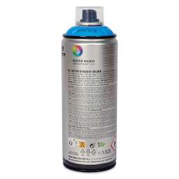 MTN Water Based Spray Paint - Fluorescent Blue, 400 ml Can back