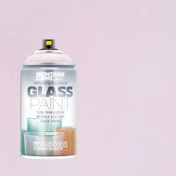 Montana Glass Spray Paint - Almond (Spray can with swatch)