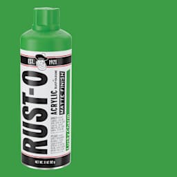 Rust-Oleum Rust-O Artist Acrylic Spray Paint - Lucky Charm, Can and Swatch