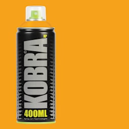 Kobra High Pressure Spray Paint - Miele, 400 ml, Can with swatch
