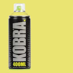 Kobra High Pressure Spray Paint - Parmesan, 400 ml, Can with swatch