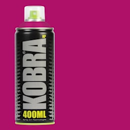 Kobra High Pressure Spray Paint - Magenta, 400 ml, Can with swatch