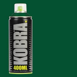 Kobra High Pressure Spray Paint - Forest, 400 ml, Can with swatch