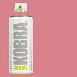 Kobra Low Pressure Spray Paint - Double Face, 400 ml, Can with swatch