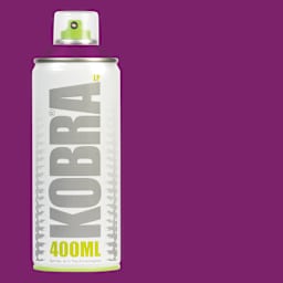 Kobra Low Pressure Spray Paint - Passion Flower, 400 ml, Can with swatch