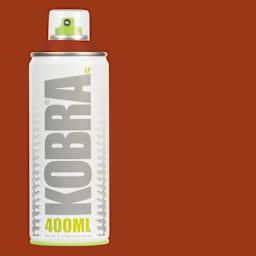 Kobra Low Pressure Spray Paint - Tobacco, 400 ml, Can with swatch