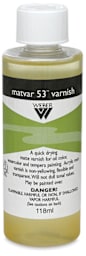 Weber Matvar 53 Varnish - Front of 4 oz Bottle
