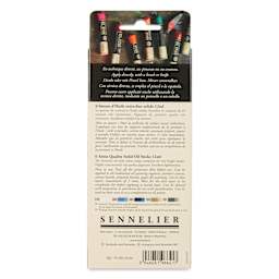 Sennelier Artists' Oil Sticks - Set of 6, Seascape back of package