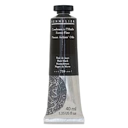 Sennelier Artists' Extra Fine Oil Paint - Mars Black, 40 ml tube