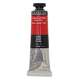 Sennelier Artists' Extra Fine Oil Paint - Vermilion, 40 ml tube