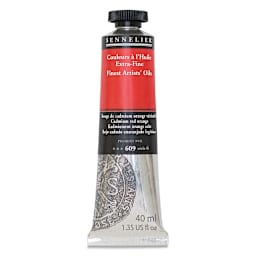Sennelier Artists' Extra Fine Oil Paint - Cadmium Red Orange, 40 ml tube