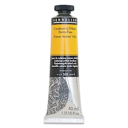 Sennelier Artists' Extra Fine Oil Paint - Cadmium Yellow Medium, 40 ml tube