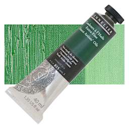 Sennelier Artists' Extra Fine Oil Paint - Chromium Oxide Green, 40 ml tube and swatch