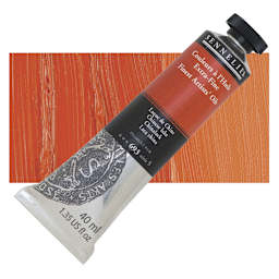 Sennelier Artists' Extra Fine Oil Paint - Chinese Lake, 40 ml tube and swatch