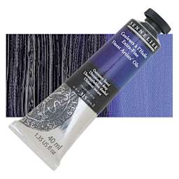 Sennelier Artists' Extra Fine Oil Paint - Ultramarine Deep, 40 ml tube and swatch