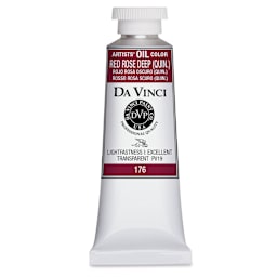Da Vinci Artists' Oil Color - Red Rose Deep, 37 ml Tube