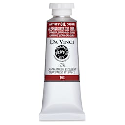 Da Vinci Artists' Oil Color - Alizarin Crimson Gold, 37 ml Tube