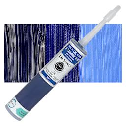 Da Vinci Artists' Oil Color - Ultramarine Blue, 300 ml cartridge and swatch