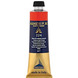 Maimeri Puro Oil Color - Cadmium Red Orange, 40 ml tube