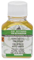 Maimeri Mastic Varnishes - Front of 75 ml bottle
