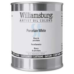 Williamsburg Handmade Safflower Oil Color - Porcelain White, 16 oz can