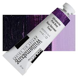 Williamsburg Handmade Oil Paint - Ultramarine Pink Deep, 37 ml tube and swatch