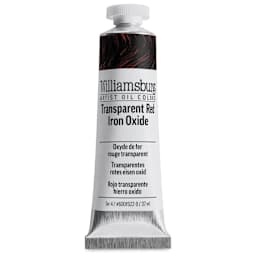 Williamsburg Oil - Transparent Red Iron Oxide, 37 ml tube