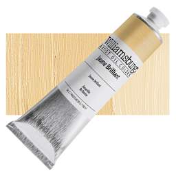 Williamsburg Handmade Oil Paint - Jaune Brilliant, 150 ml tube and swatch