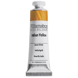 Williamsburg Handmade Oil Paint - Indian Yellow, 37 ml tube