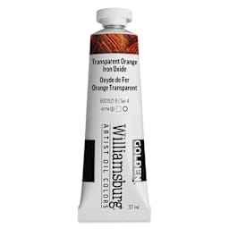 Williamsburg Oil - Transparent Orange Iron Oxide, 37 ml tube