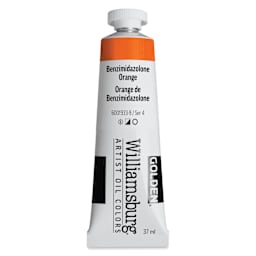 Williamsburg Handmade Oil Paint - Benzimidazolone Orange, 37 ml tube