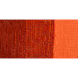 Williamsburg Handmade Oil Paint - Transparent Pyrrole Orange, swatch