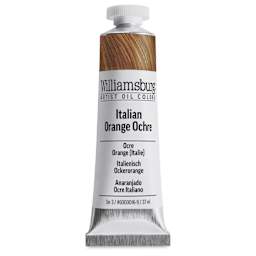 Williamsburg Handmade Oil Paint - Italian Orange Ochre, 37 ml tube