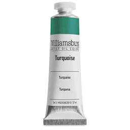 Williamsburg Handmade Oil Paint - Turquoise, 37 ml tube