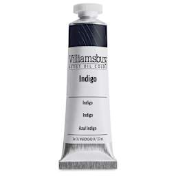 Williamsburg Handmade Oil Paint - Indigo, 37 ml tube
