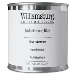 Williamsburg Handmade Oil Paint - Indanthrone Blue, 8 oz can