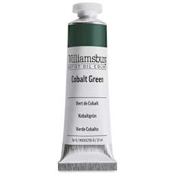 Williamsburg Handmade Oil Paint - Cobalt Green, 37 ml tube
