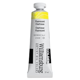 Williamsburg Handmade Oil Paint - Fluorescent Chartreuse, 37 ml tube