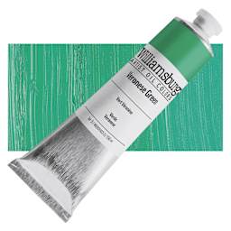 Williamsburg Handmade Oil Paint - Veronese Green, 150 ml tube and swatch
