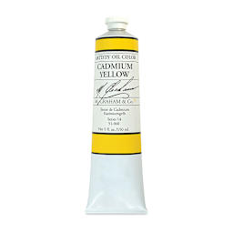 M. Graham Artists' Oil Color - Cadmium Yellow, 5 oz tube